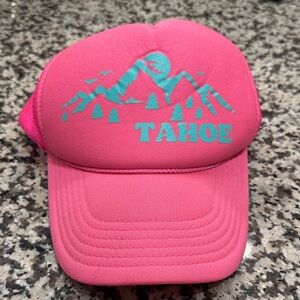OTTO Bright Pink Mesh Trucker Hat
